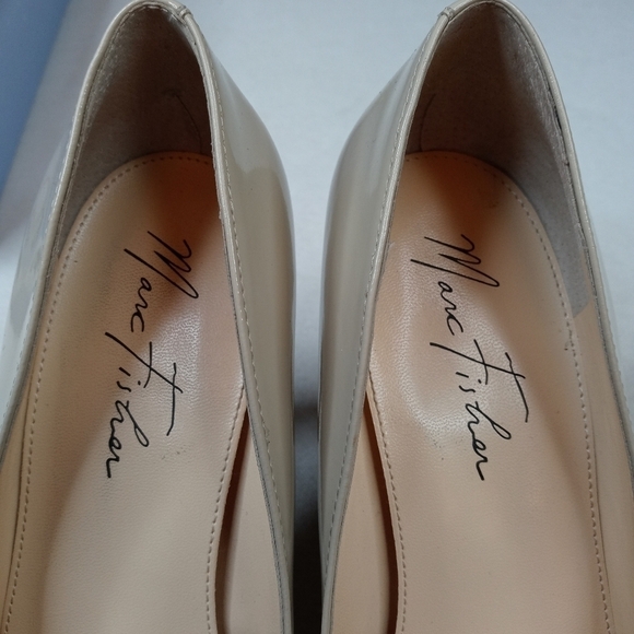 Marc Fisher 'MFsydney2' Pump Nude Patent Leather p - Picture 12 of 12